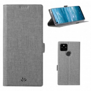Cover Google Pixel 5 Flip Cover Tekstureret Vili Dmx