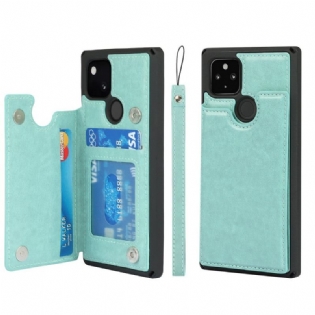 Cover Google Pixel 5 Kortholderstativ Og Snor