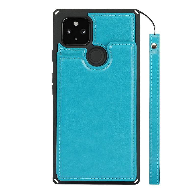 Cover Google Pixel 5 Kortholderstativ Og Snor