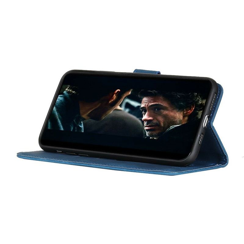 Flip Cover Google Pixel 5 Khazneh Vintage Lædereffekt