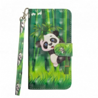 Flip Cover Google Pixel 5 Panda Og Bambus
