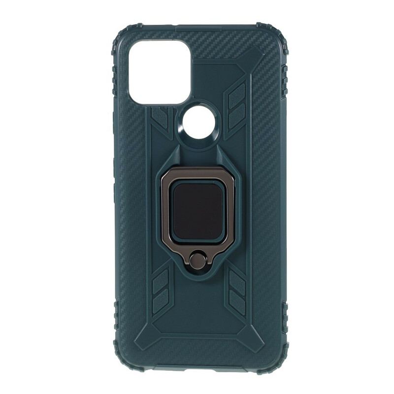 Mobilcover Google Pixel 5 Ring Og Kulfiber