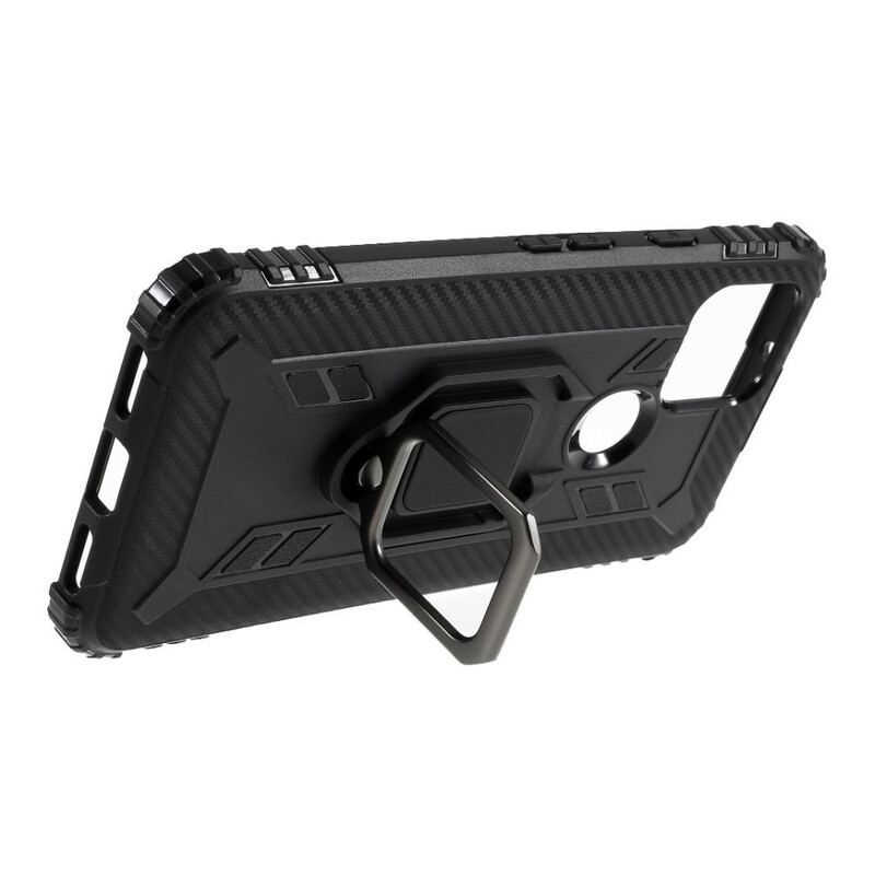 Mobilcover Google Pixel 5 Ring Og Kulfiber