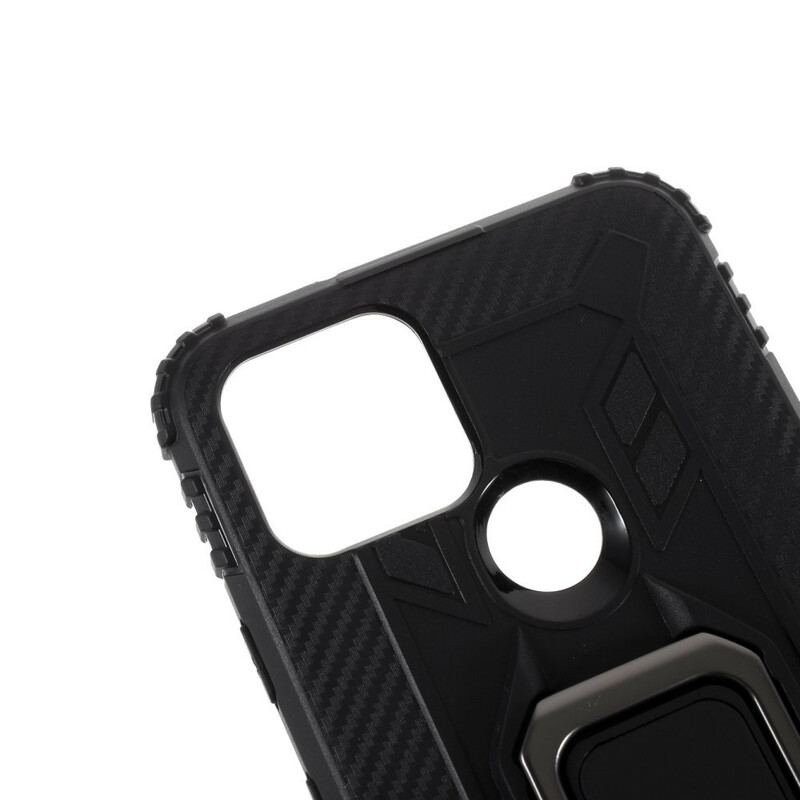 Mobilcover Google Pixel 5 Ring Og Kulfiber
