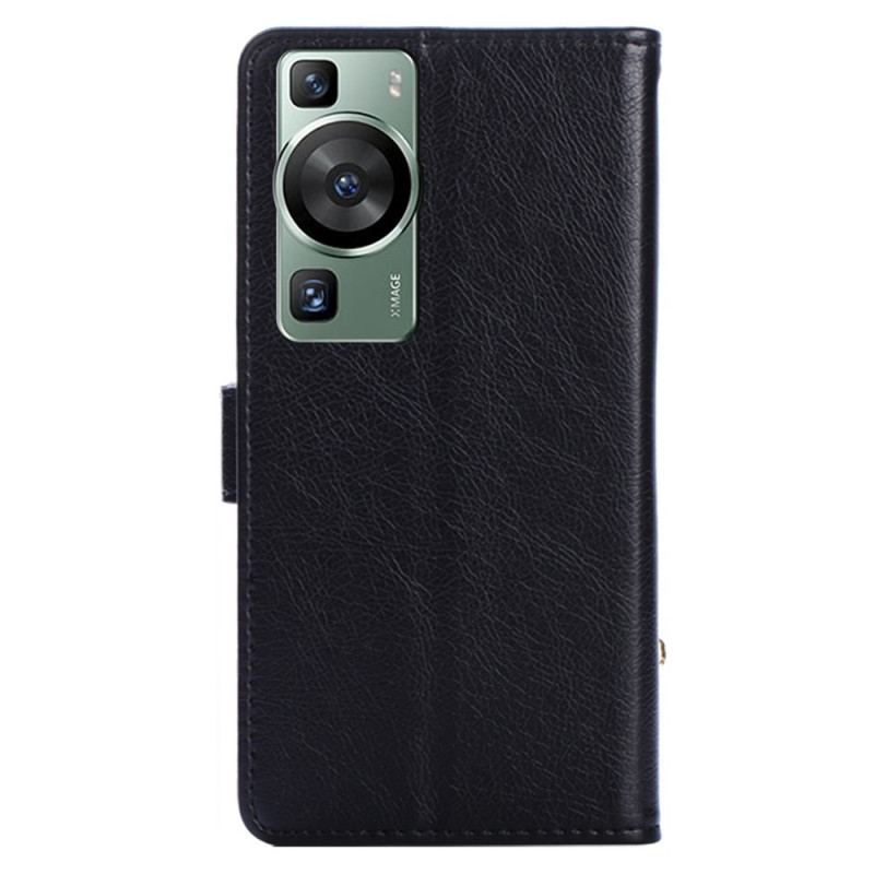 Flip Cover Huawei P60 Pro Møntpung Med Lynlås