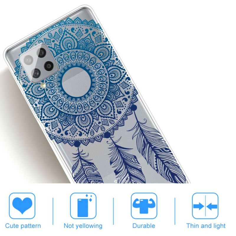 Cover Samsung Galaxy A42 5G Mandala Med Enkelt Blomst
