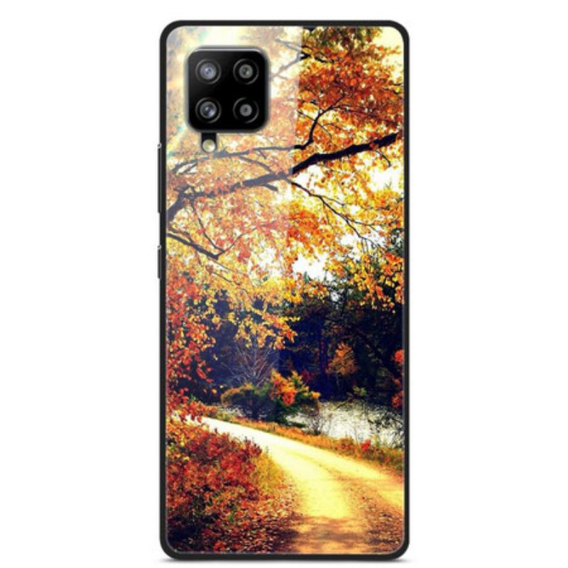 Cover Samsung Galaxy A42 5G Skov Hærdet Glas