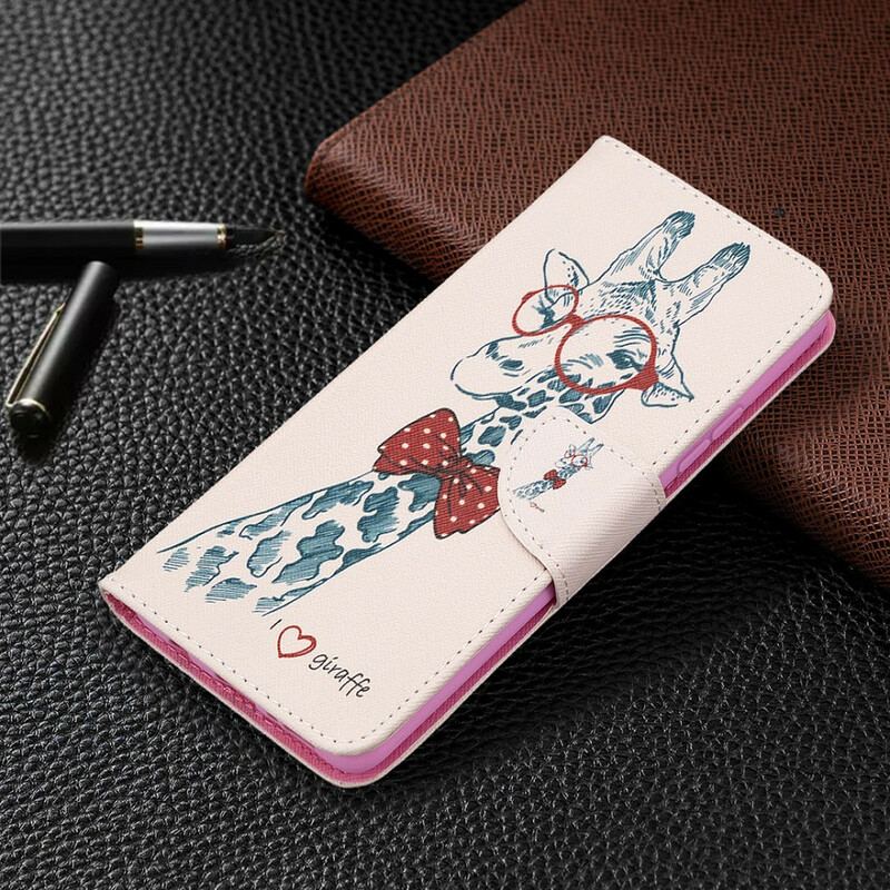 Flip Cover Samsung Galaxy A42 5G Brainy Giraf