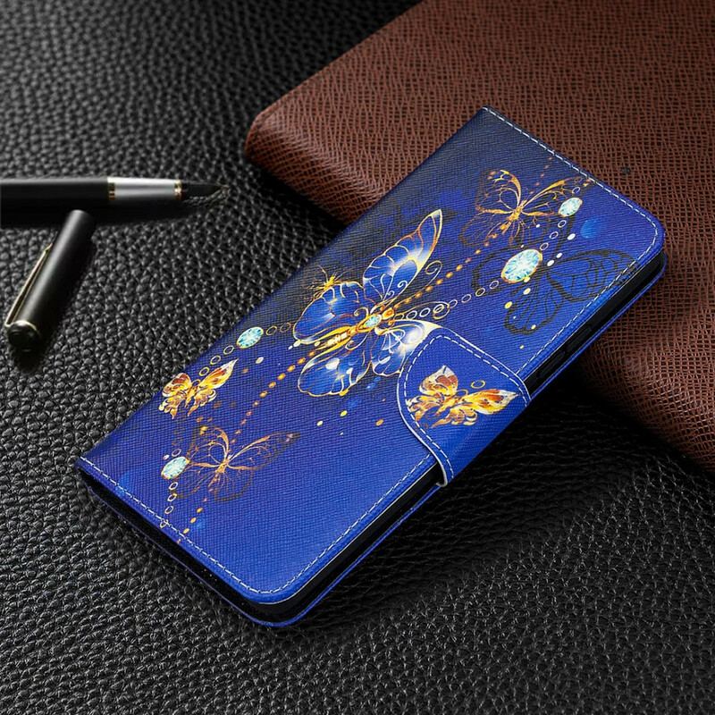 Flip Cover Samsung Galaxy A42 5G Sommerfugle Konger