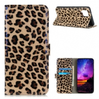 Læder Cover Samsung Galaxy A42 5G Leopard