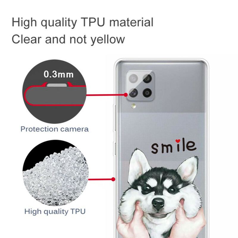 Mobilcover Samsung Galaxy A42 5G Smile Hund