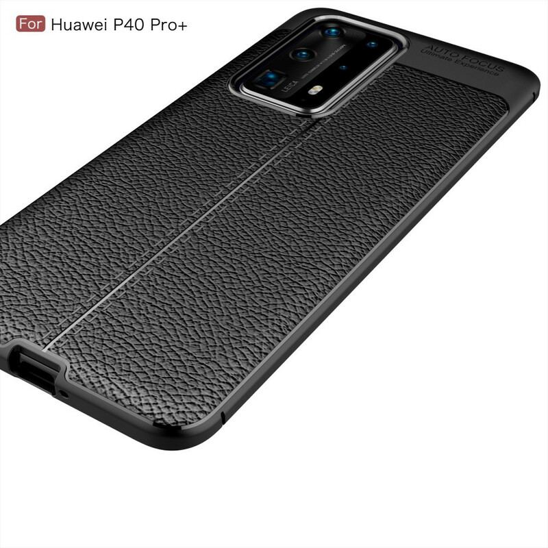 Cover Huawei P40 Pro Plus Fleksibel Kulfibertekstur