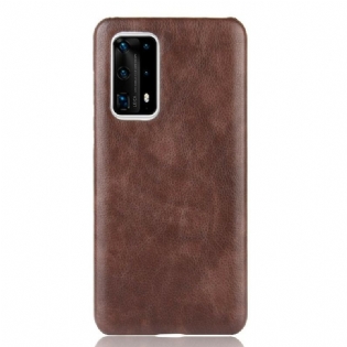 Cover Huawei P40 Pro Plus Litchi Performance Lædereffekt