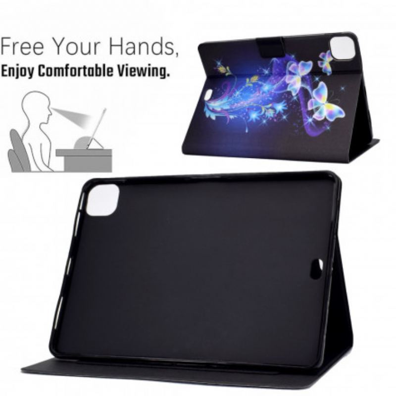 Flip Cover iPad Pro 11" (2020) Magiske Sommerfugle
