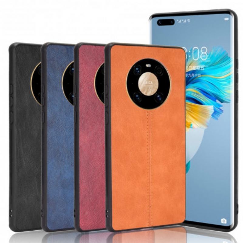 Cover Huawei Mate 40 Pro Couture Lædereffekt