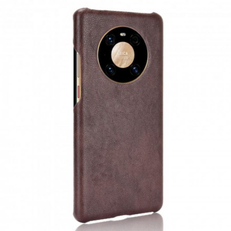 Cover Huawei Mate 40 Pro Litchi Læder Effekt