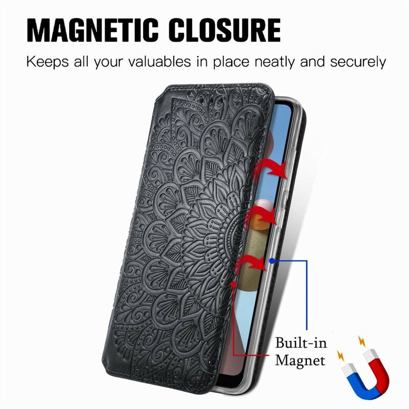 Cover Samsung Galaxy A21s Flip Cover Mandala