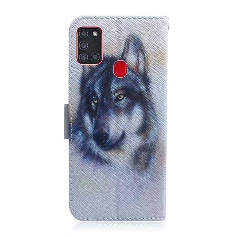 Flip Cover Samsung Galaxy A21s Hundeligt Udseende
