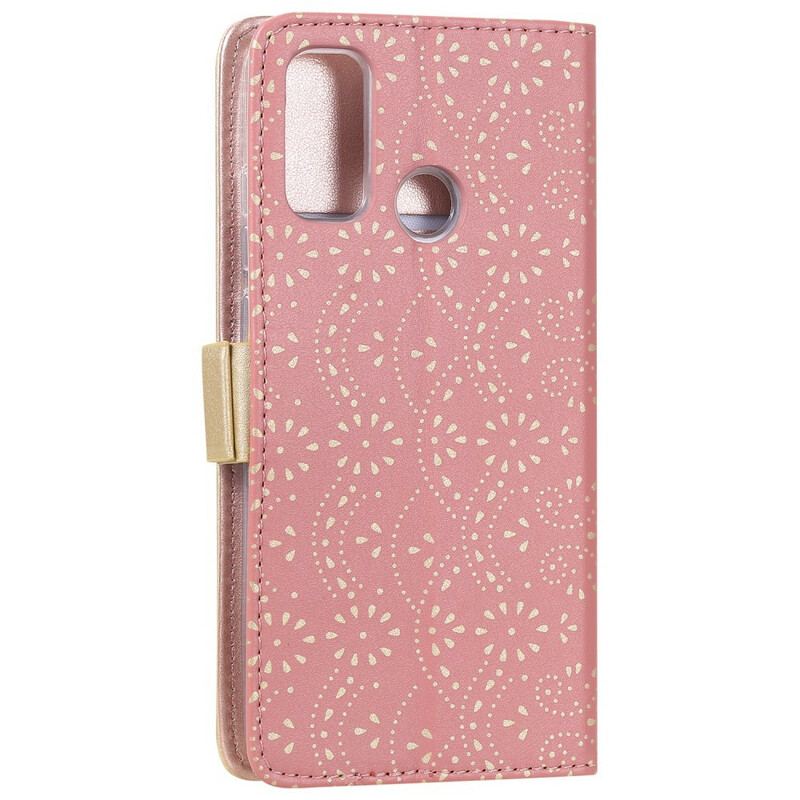 Flip Cover Samsung Galaxy A21s Med Snor Blonderrem Møntpung