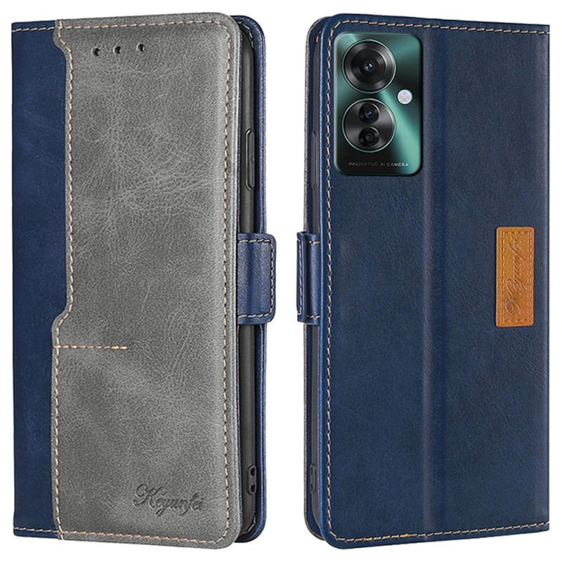 Flip Cover Oppo Reno 11f 5g Tofarvet Design