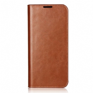 Cover Xiaomi Mi 10 Lite Flip Cover Ægte Læder