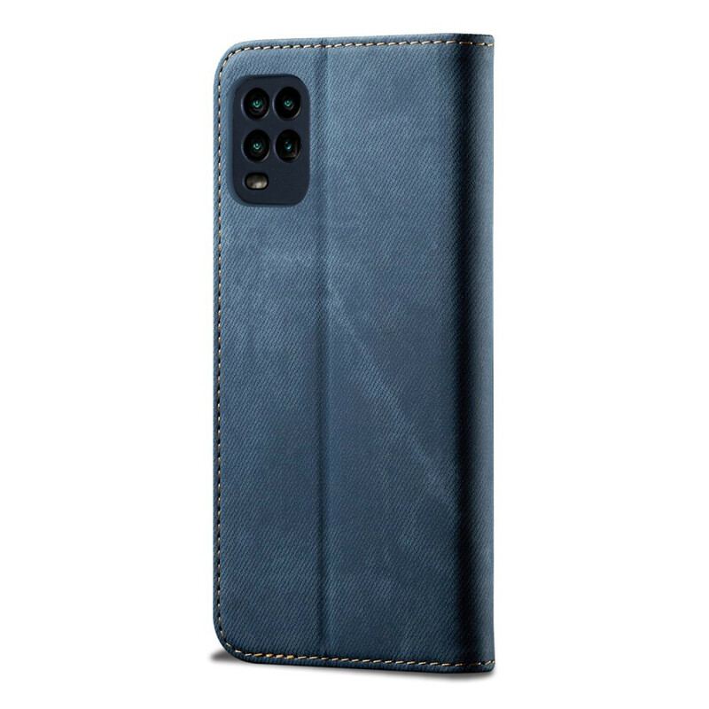 Cover Xiaomi Mi 10 Lite Flip Cover Denim Stof