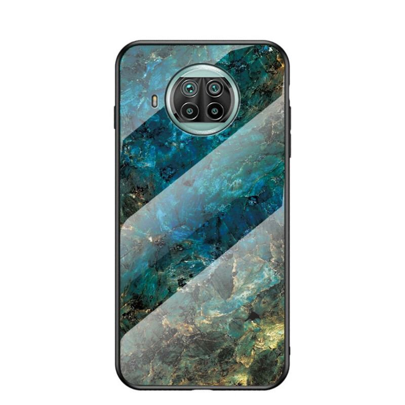 Cover Xiaomi Mi 10 Lite Marmorfarver Hærdet Glas