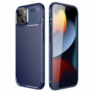 Cover iPhone 14 Plus Fleksibel Kulfibertekstur