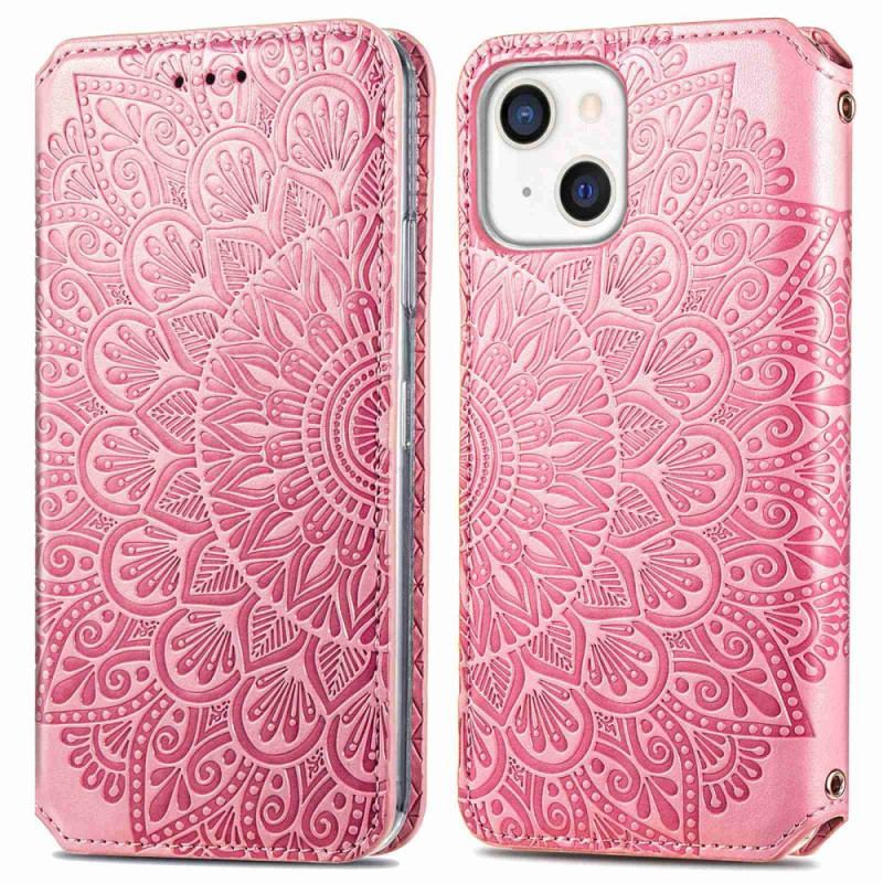 Cover iPhone 14 Plus Flip Cover Mandala