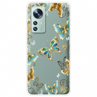 Mobilcover Xiaomi 12 / 12X Flugt Af Sommerfugle