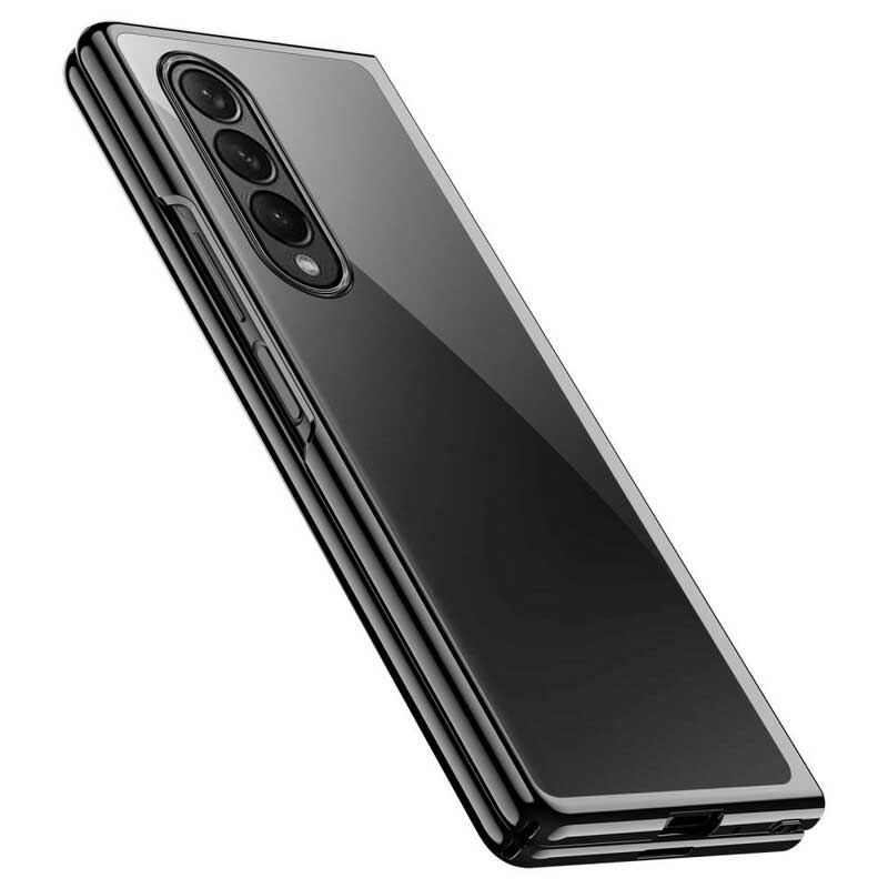 Cover Samsung Galaxy Z Fold 3 5G Gennemsigtige Metalliske Kanter