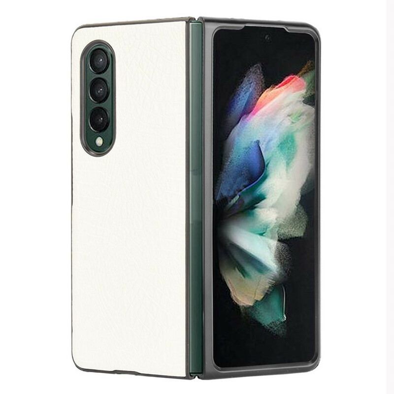 Cover Samsung Galaxy Z Fold 3 5G Imiteret Krokodille Læder