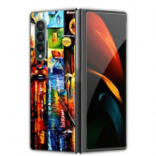 Cover Samsung Galaxy Z Fold 3 5G Kaffe Maleri