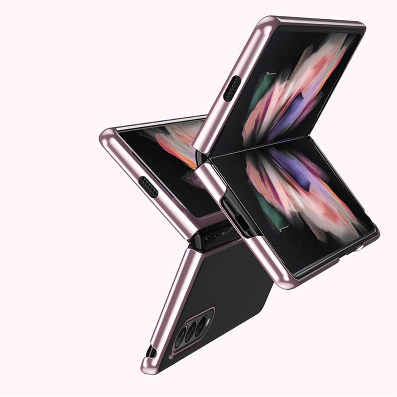 Cover Samsung Galaxy Z Fold 3 5G Kanter I Transparent Metalstil