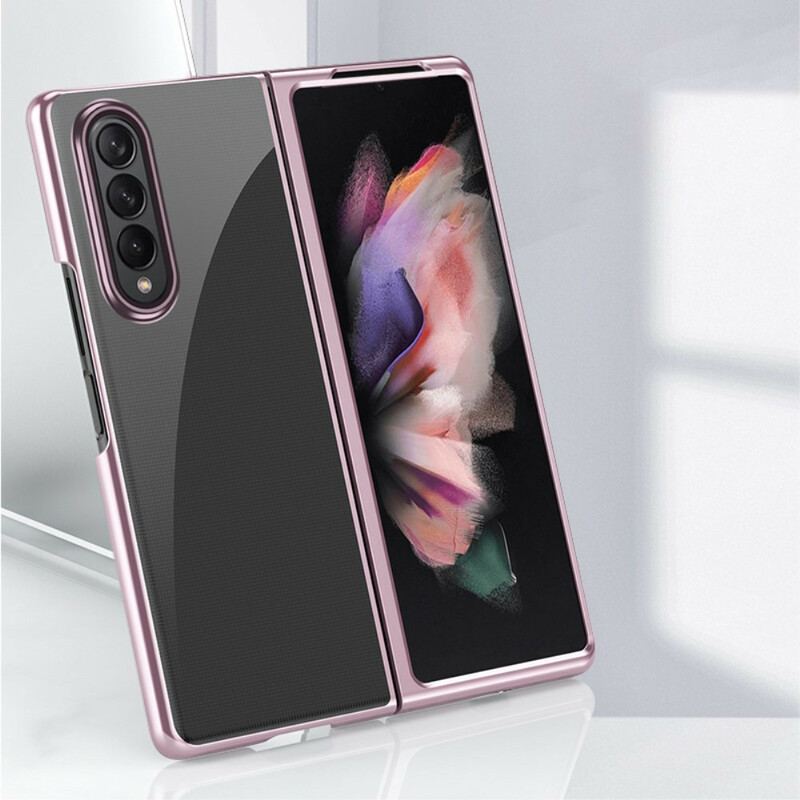 Cover Samsung Galaxy Z Fold 3 5G Kanter I Transparent Metalstil
