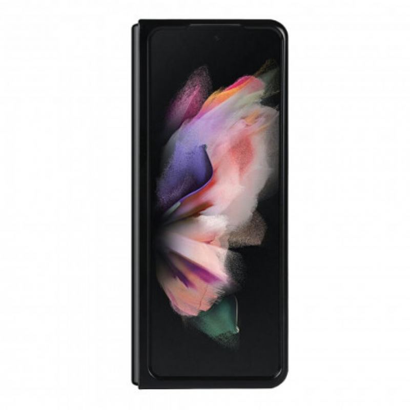 Cover Samsung Galaxy Z Fold 3 5G Litchi Læder Stativ