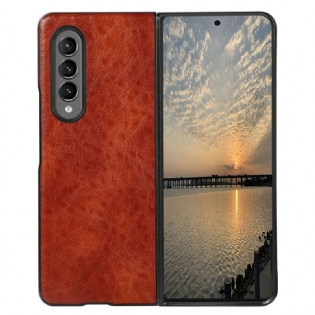 Cover Samsung Galaxy Z Fold 3 5G Tekstureret Kunstlæder