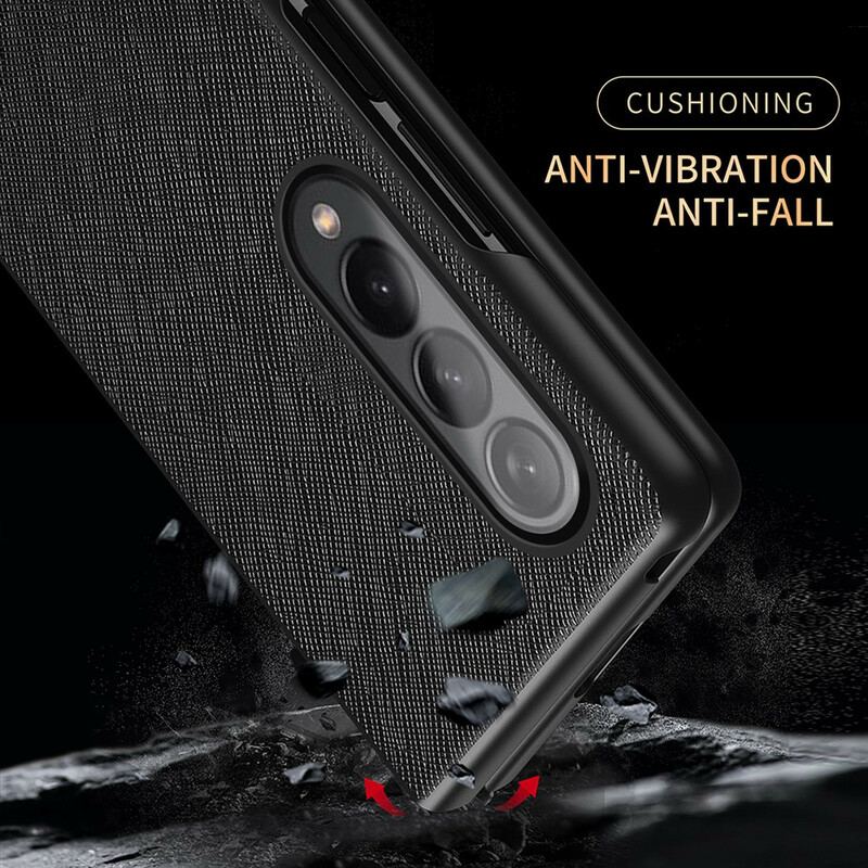 Mobilcover Samsung Galaxy Z Fold 3 5G Tekstureret Læder