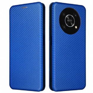 Cover Honor Magic 4 Lite 5G Flip Cover Farvet Kulfiber
