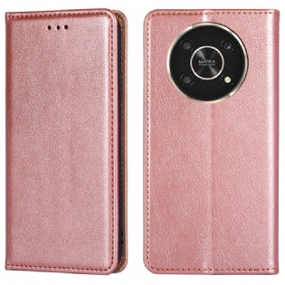 Cover Honor Magic 4 Lite 5G Flip Cover Stil Lædersøm