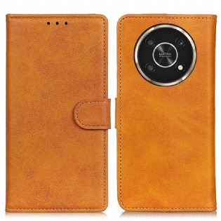 Flip Cover Honor Magic 4 Lite 5G Mat Retro Lædereffekt