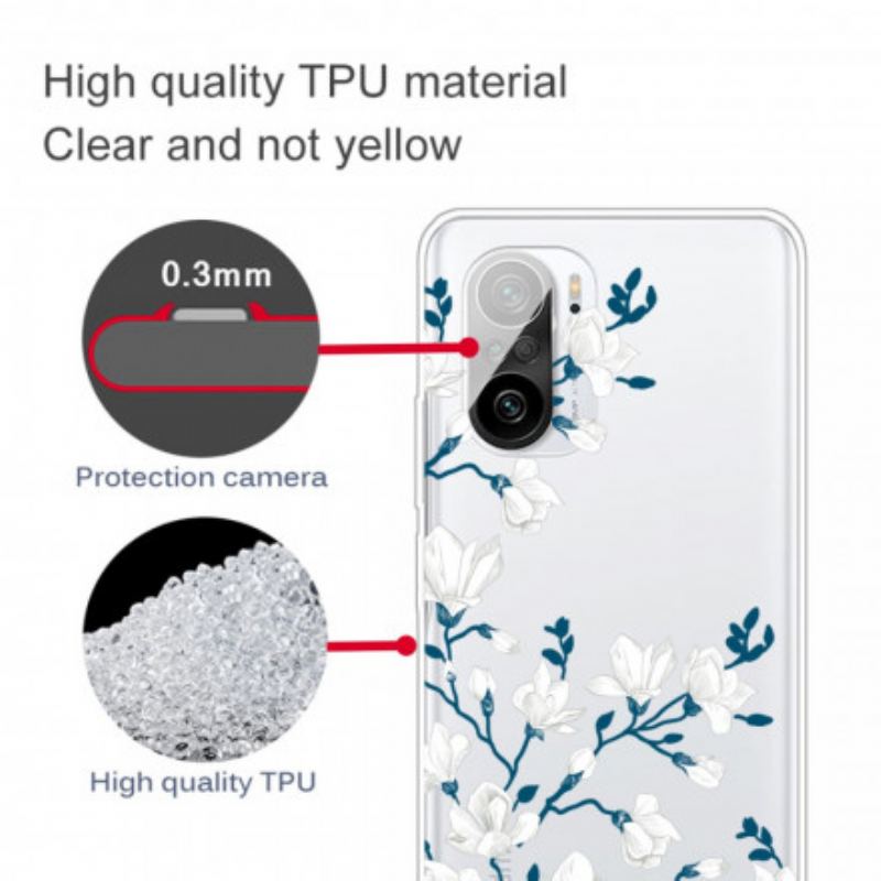 Cover Xiaomi Mi 11i 5G Hvide Blomster