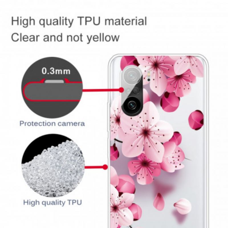 Cover Xiaomi Mi 11i 5G Små Lyserøde Blomster