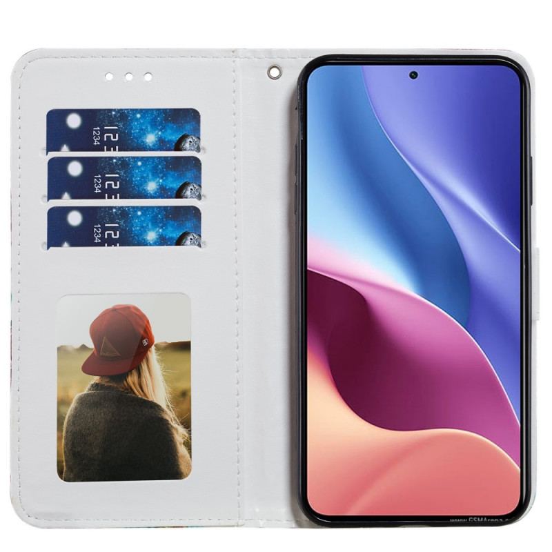 Flip Cover Xiaomi Mi 11i 5G Intense Blomster