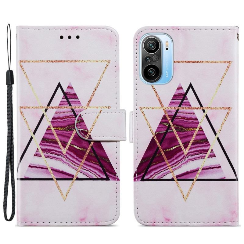 Læder Cover Xiaomi Mi 11i 5G Intens Marmor