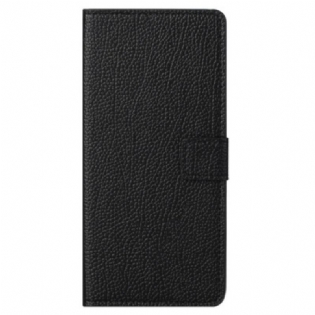 Flip Cover Xiaomi Redmi Note 13 4g Litchi-tekstur Med Rem