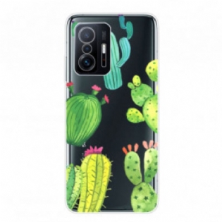Cover Xiaomi 11T / 11T Pro Akvarel Kaktusser