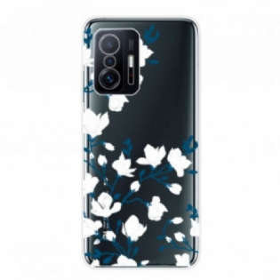 Cover Xiaomi 11T / 11T Pro Hvide Blomster