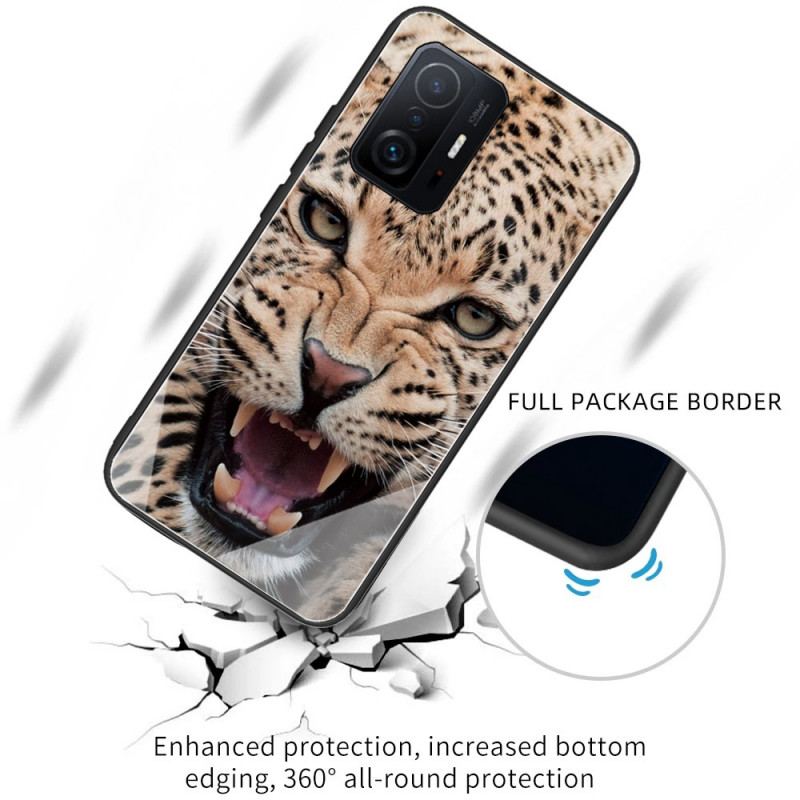 Cover Xiaomi 11T / 11T Pro Leopard Hærdet Glas