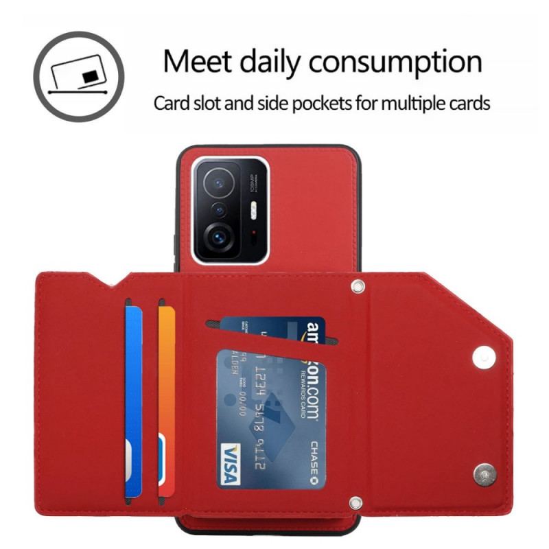Cover Xiaomi 11T / 11T Pro Rem Til Multikortholder